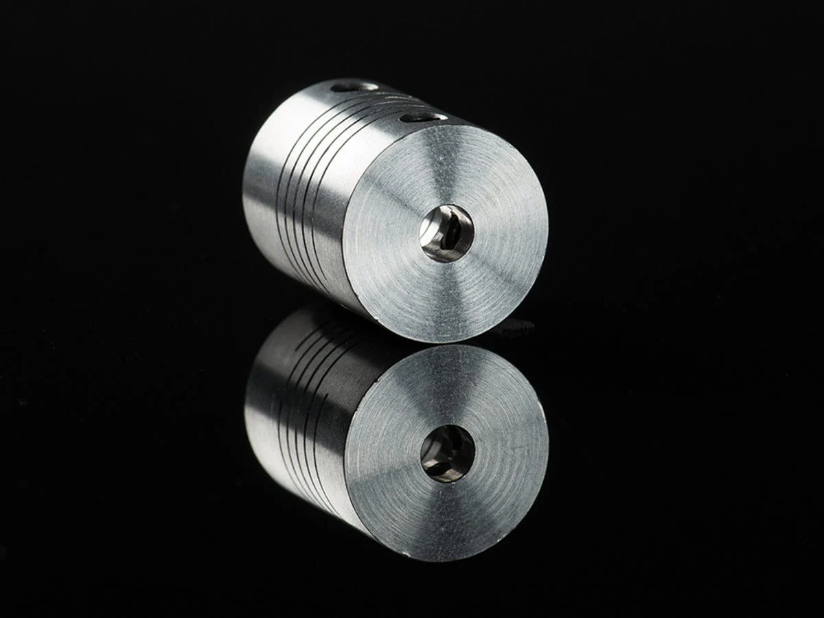 Aluminum Flex Shaft Coupler - 5mm to 10mm [Discontinued] - Image 2