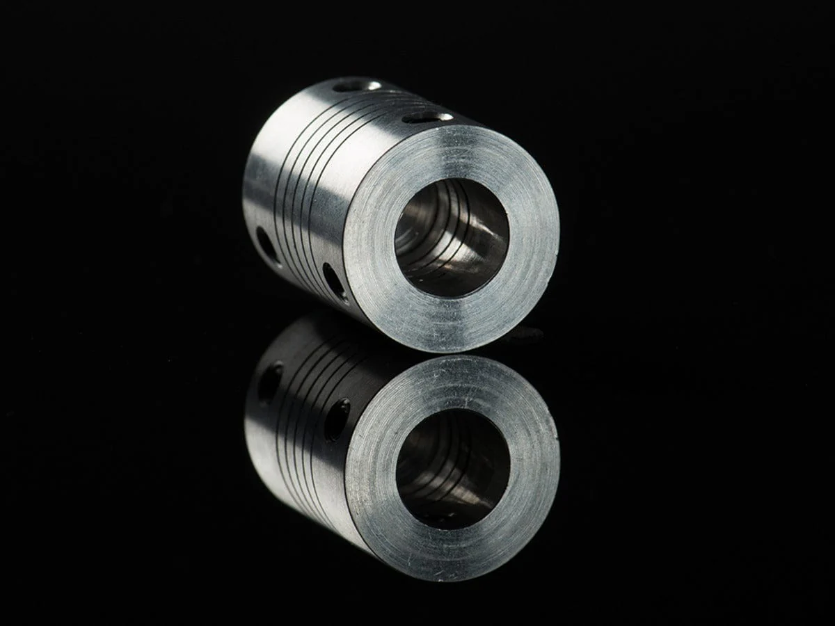 Aluminum Flex Shaft Coupler - 5mm to 10mm [Discontinued] - Image 3