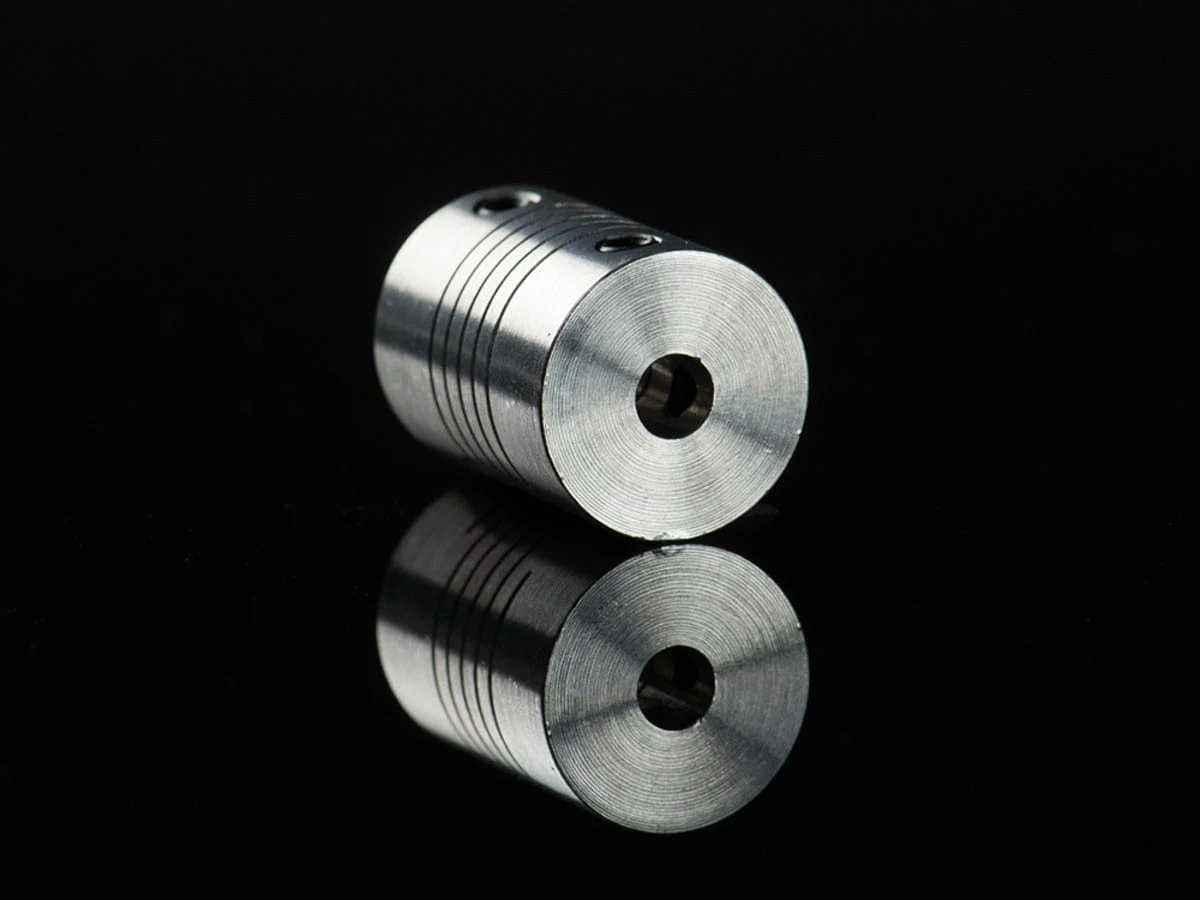 Aluminum Flex Shaft Coupler - 5mm to 5mm - Image 3