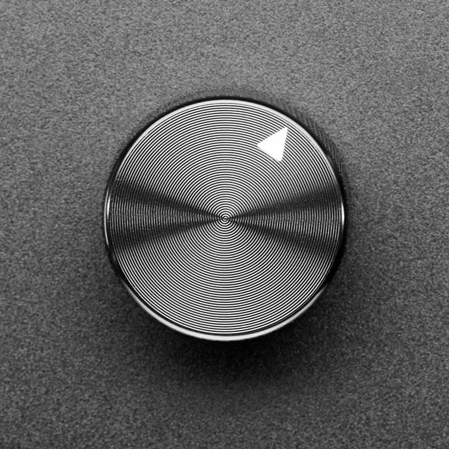 Anodized Aluminium Machined Knob - Black - 20mm Diameter - Image 2