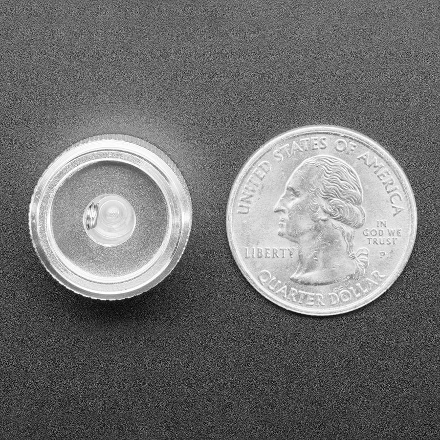 Anodized Aluminium Machined Knob - Silver - 20mm Diameter - Image 4