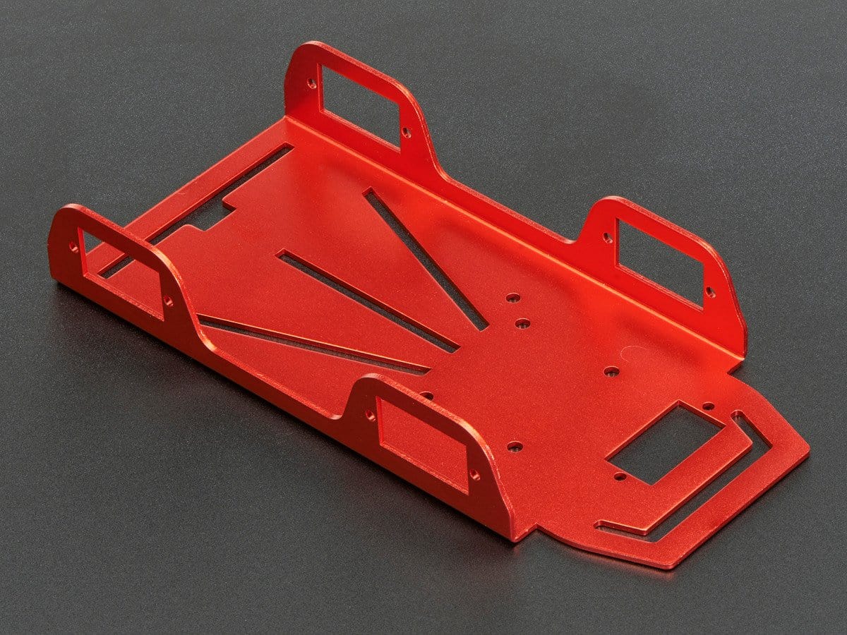 Anodized Aluminum Metal Chasis for a Mini Robot Rover - Image 2