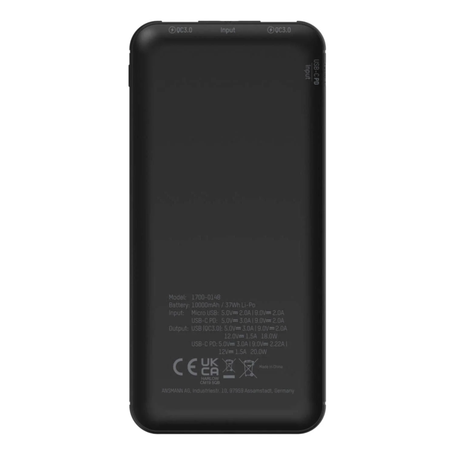 ANSMANN PB320PD 10,000mAh 20W PD Power Bank - Image 7