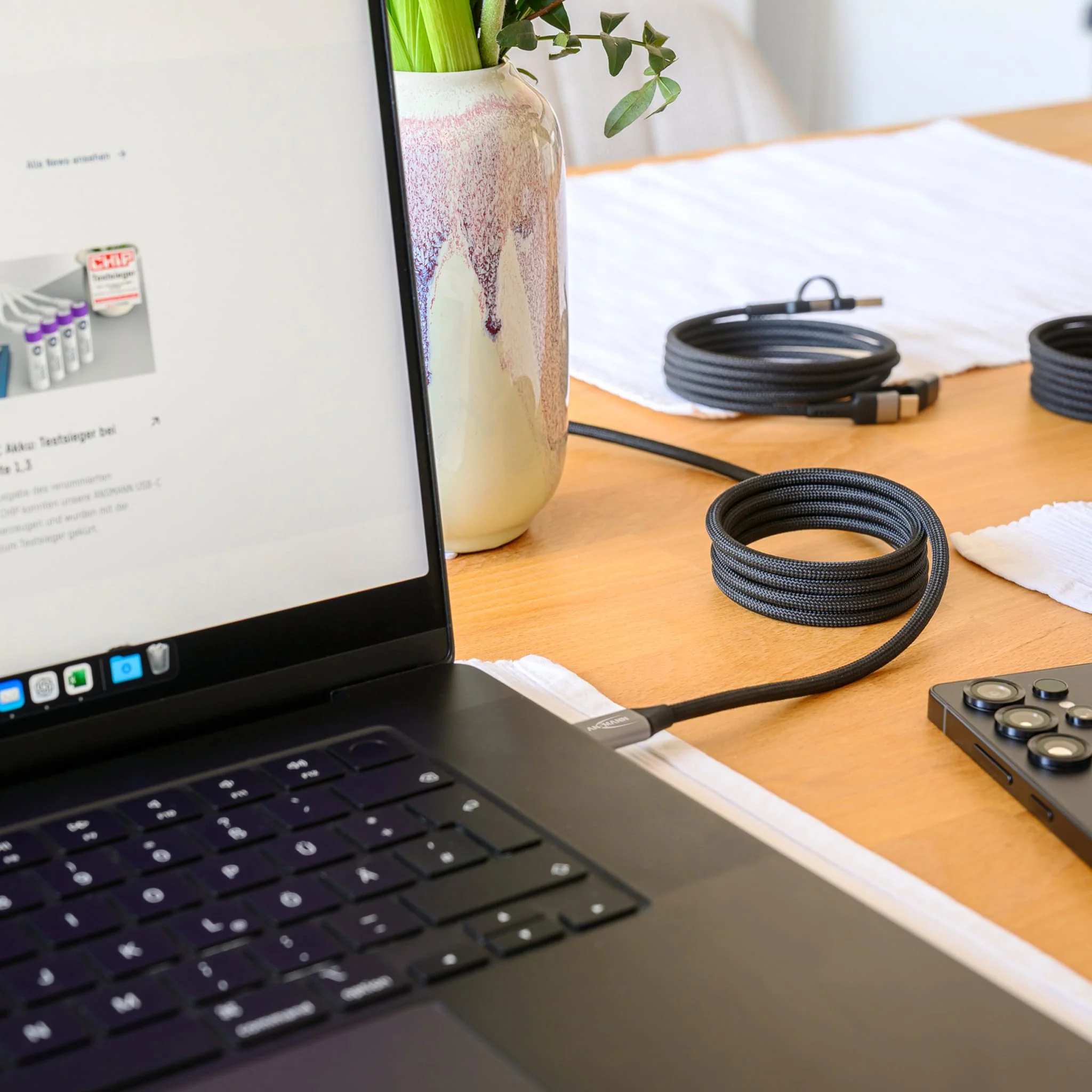 ANSMANN Magnetic USB-C to USB-C Cable - Image 4