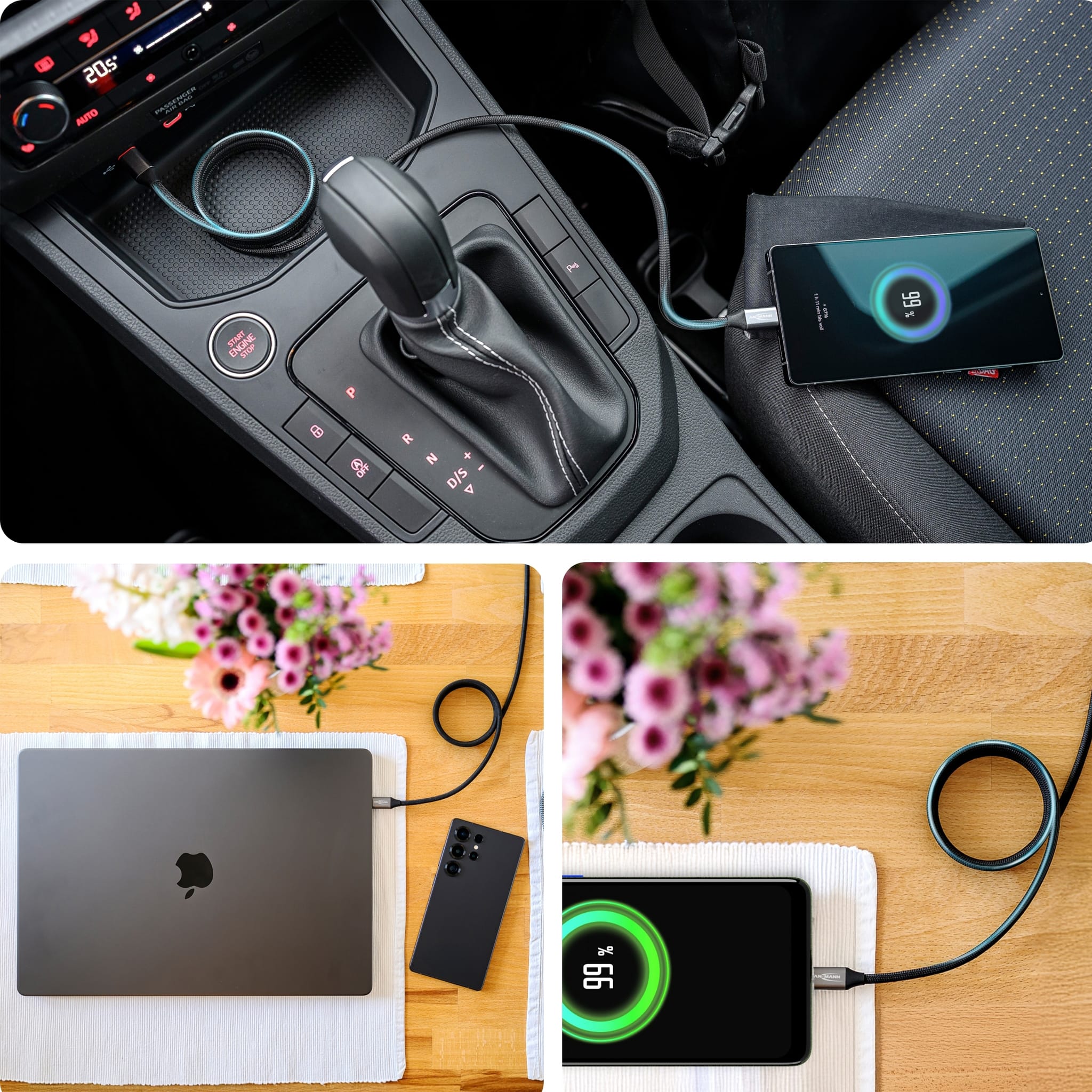 ANSMANN Magnetic USB-C to USB-C Cable - Image 6