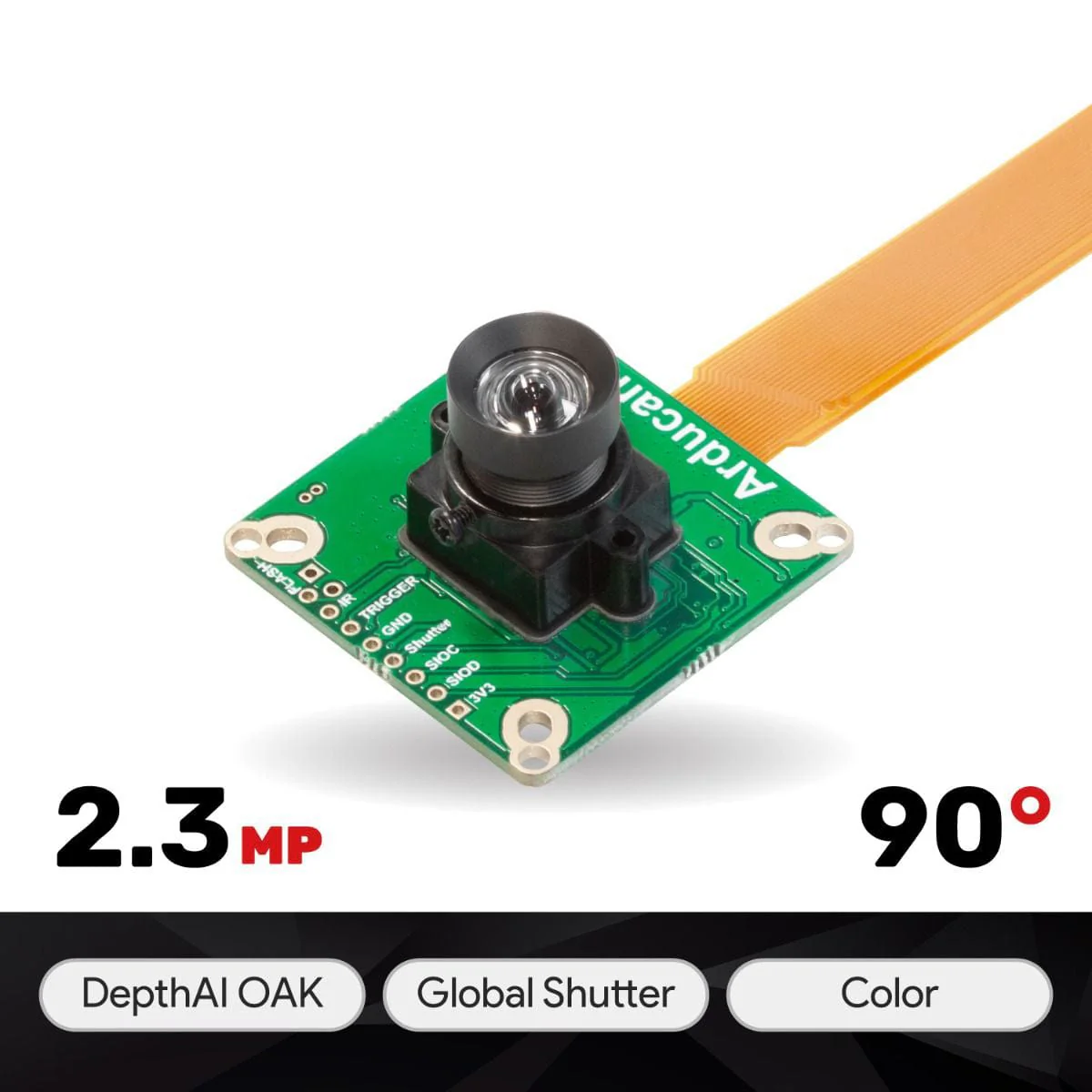 AR0234 Colour Global Shutter Camera Module for DepthAI OAK [Discontinued] - Image 2