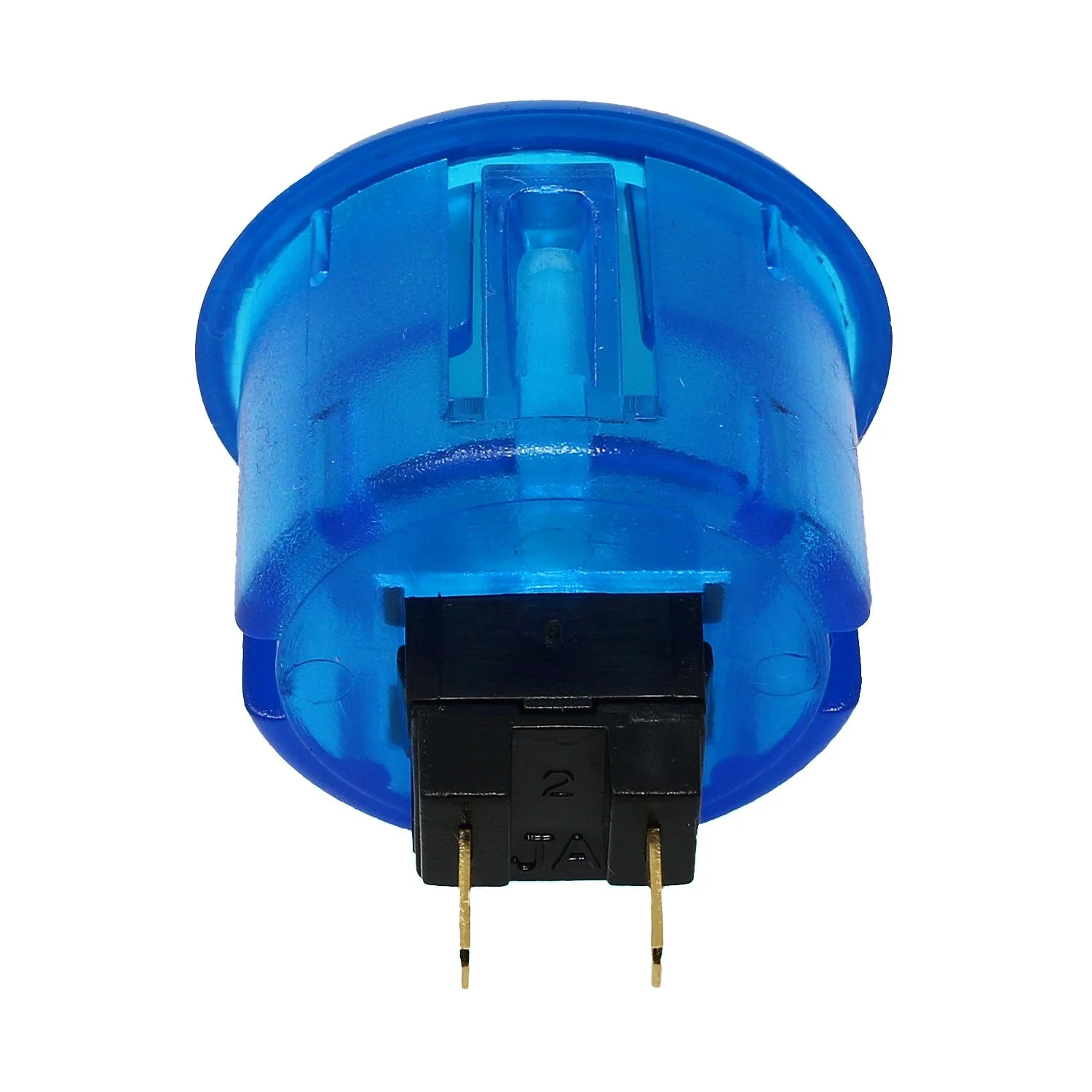 Arcade Button - 30mm Translucent Blue - Image 2