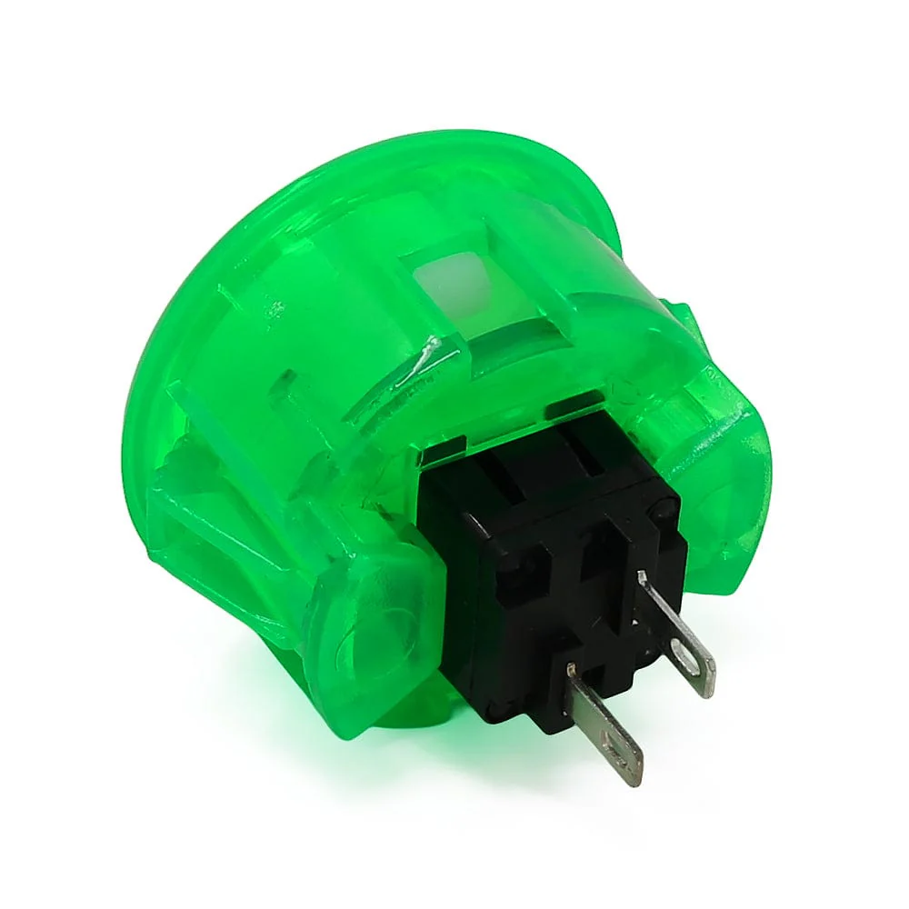 Arcade Button - 30mm Translucent Bright Green - Image 2
