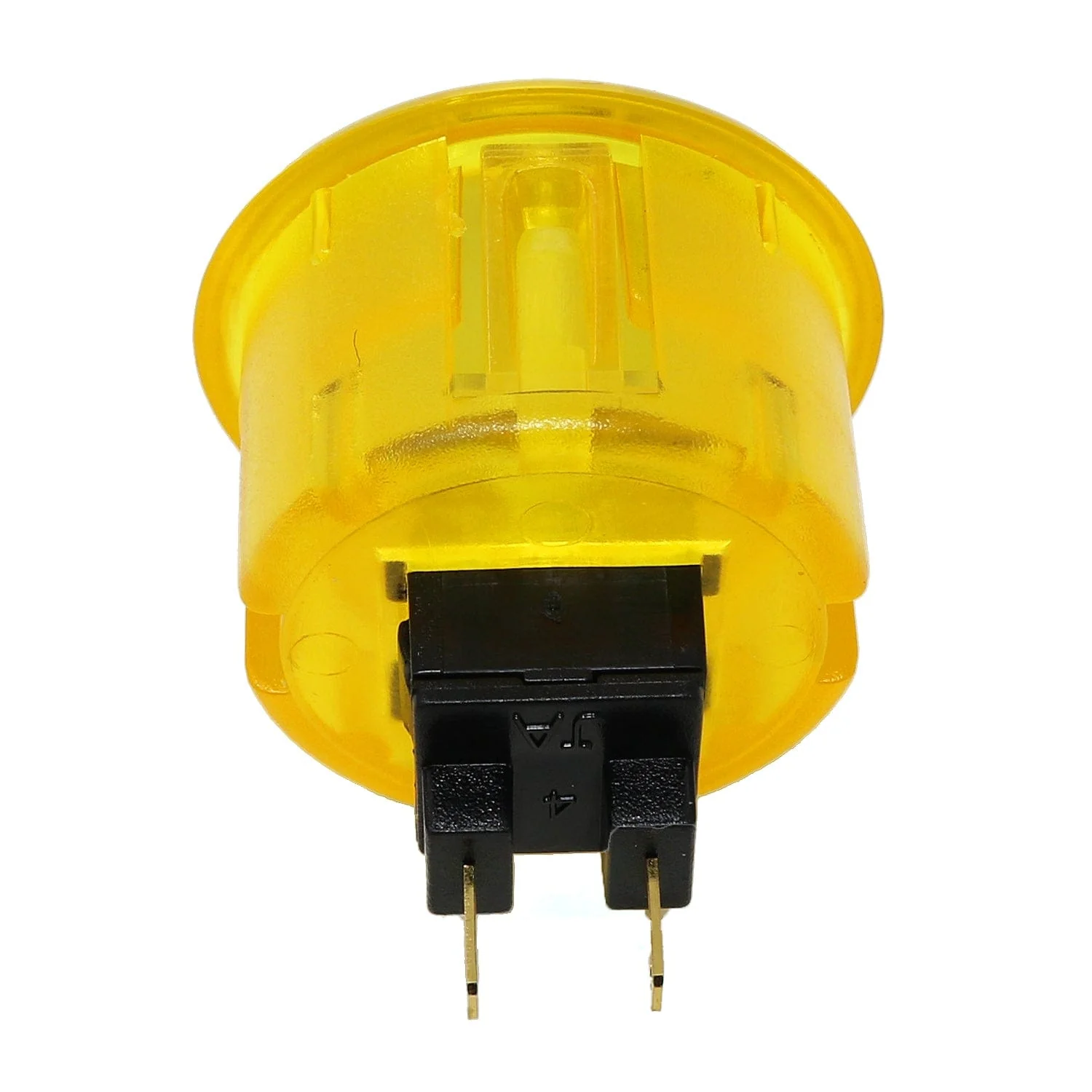 Arcade Button - 30mm Translucent Yellow - Image 2