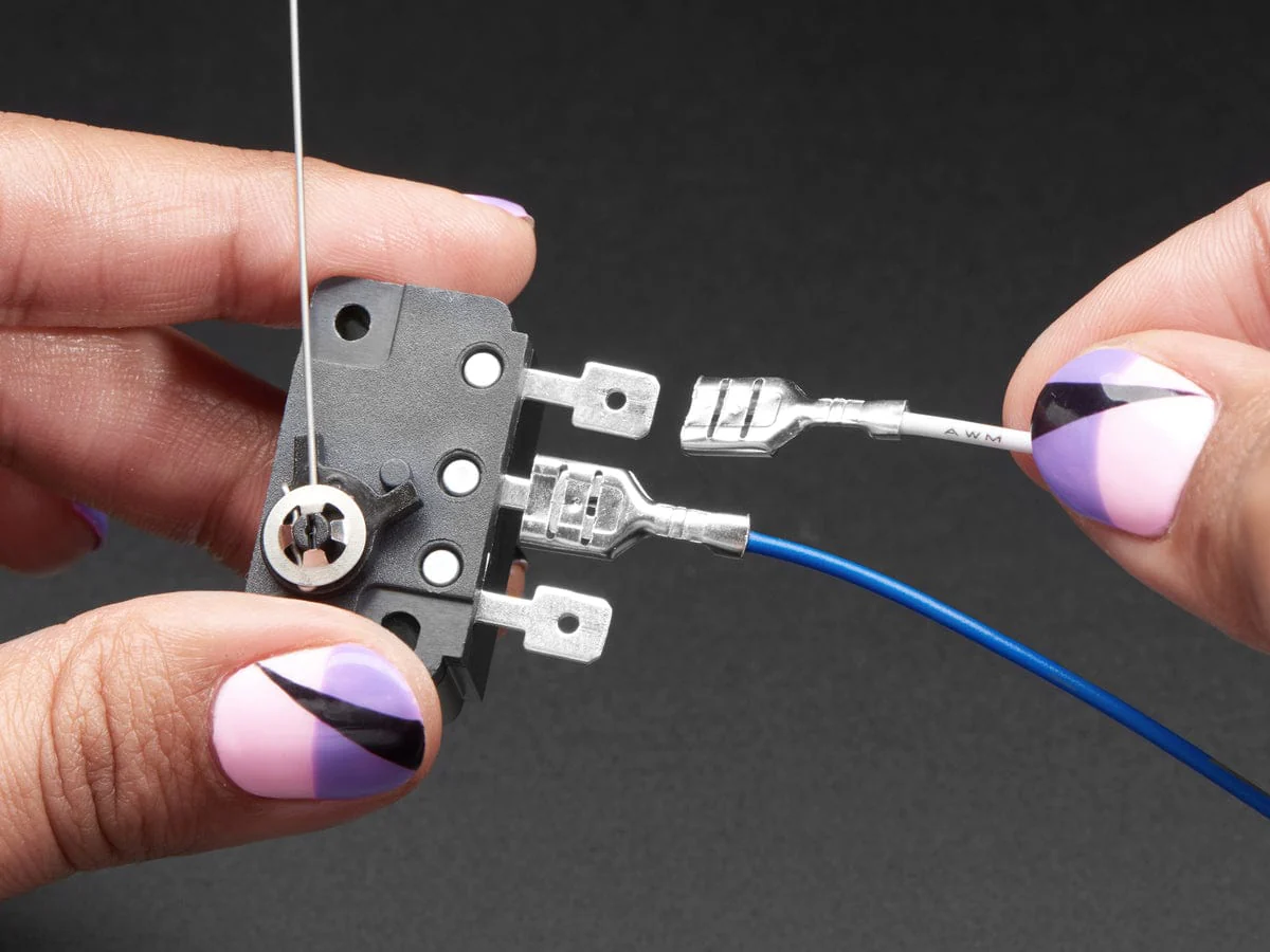 Arcade Button and Switch Quick-Connect Wires - 6.4mm/0.25" (10-pack) - Image 2