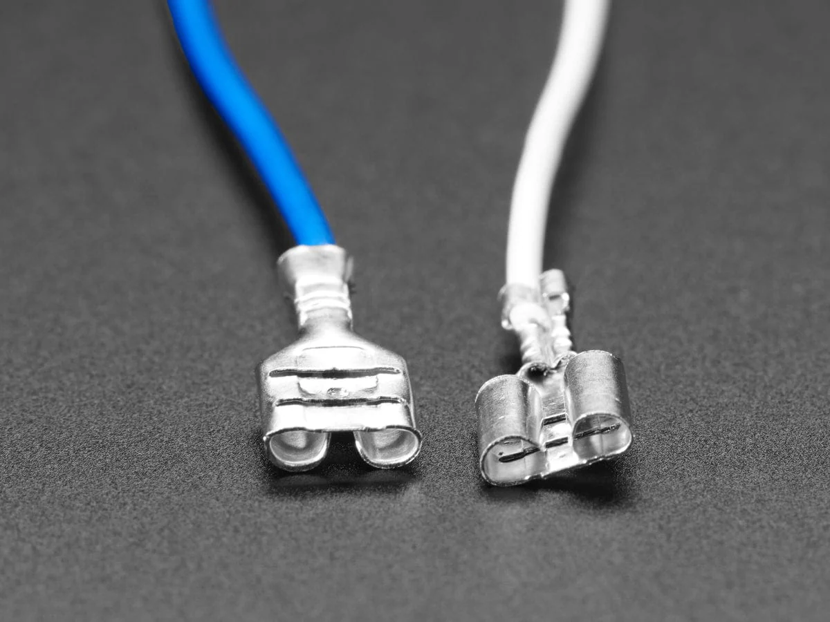Arcade Button and Switch Quick-Connect Wires - 6.4mm/0.25" (10-pack) - Image 3
