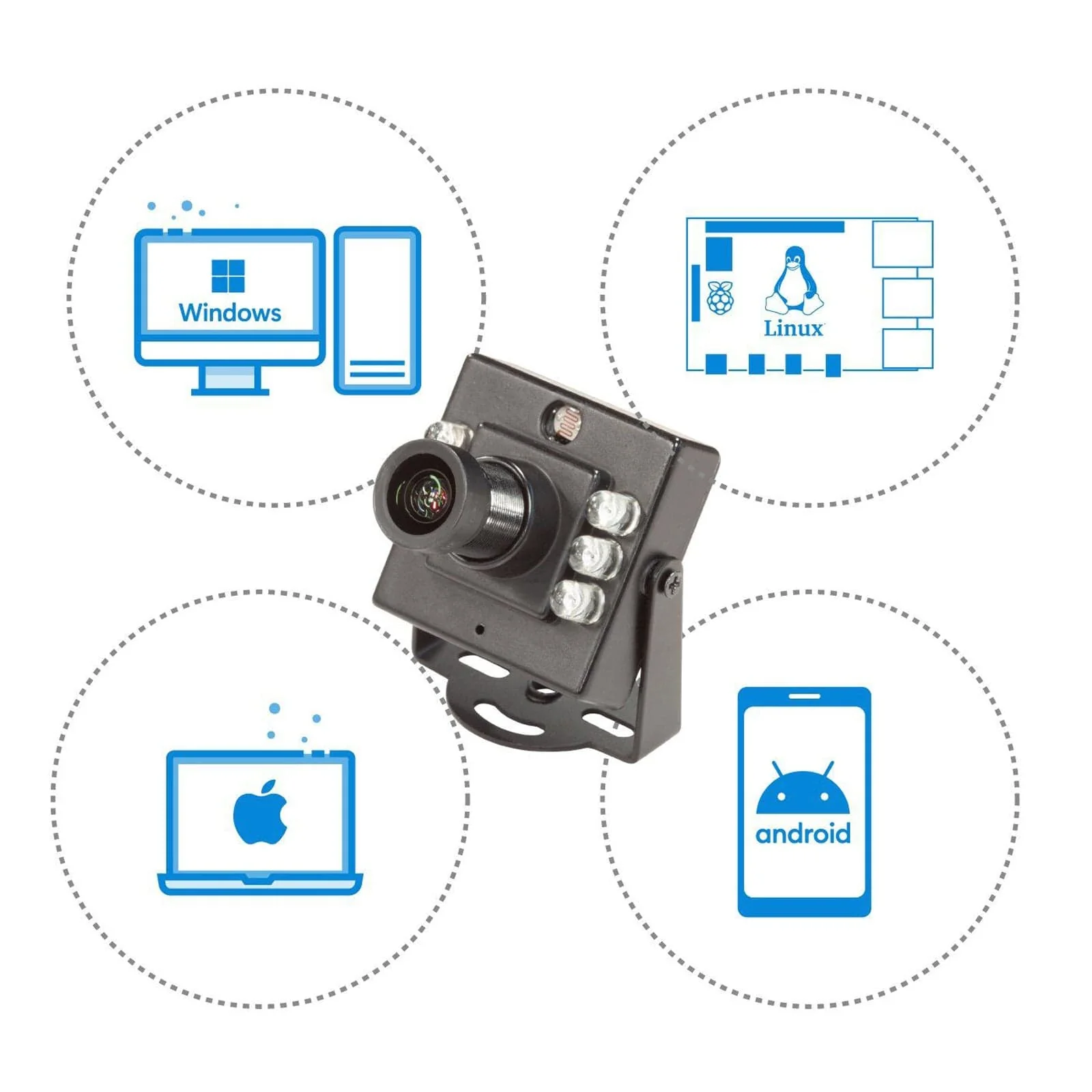 Arducam 2MP IMX462 Day/IR Night Vision USB UVC Camera with Metal Case - Image 4