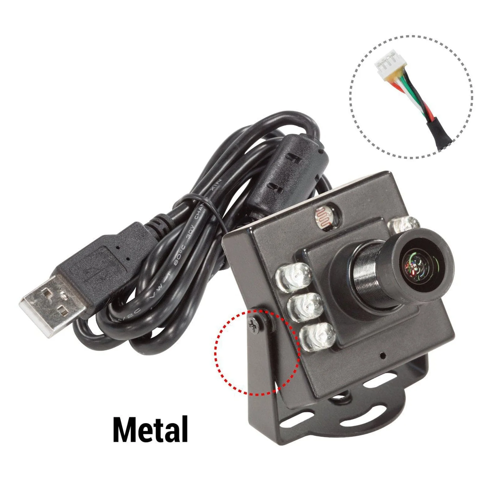Arducam 2MP IMX462 Day/IR Night Vision USB UVC Camera with Metal Case - Image 6