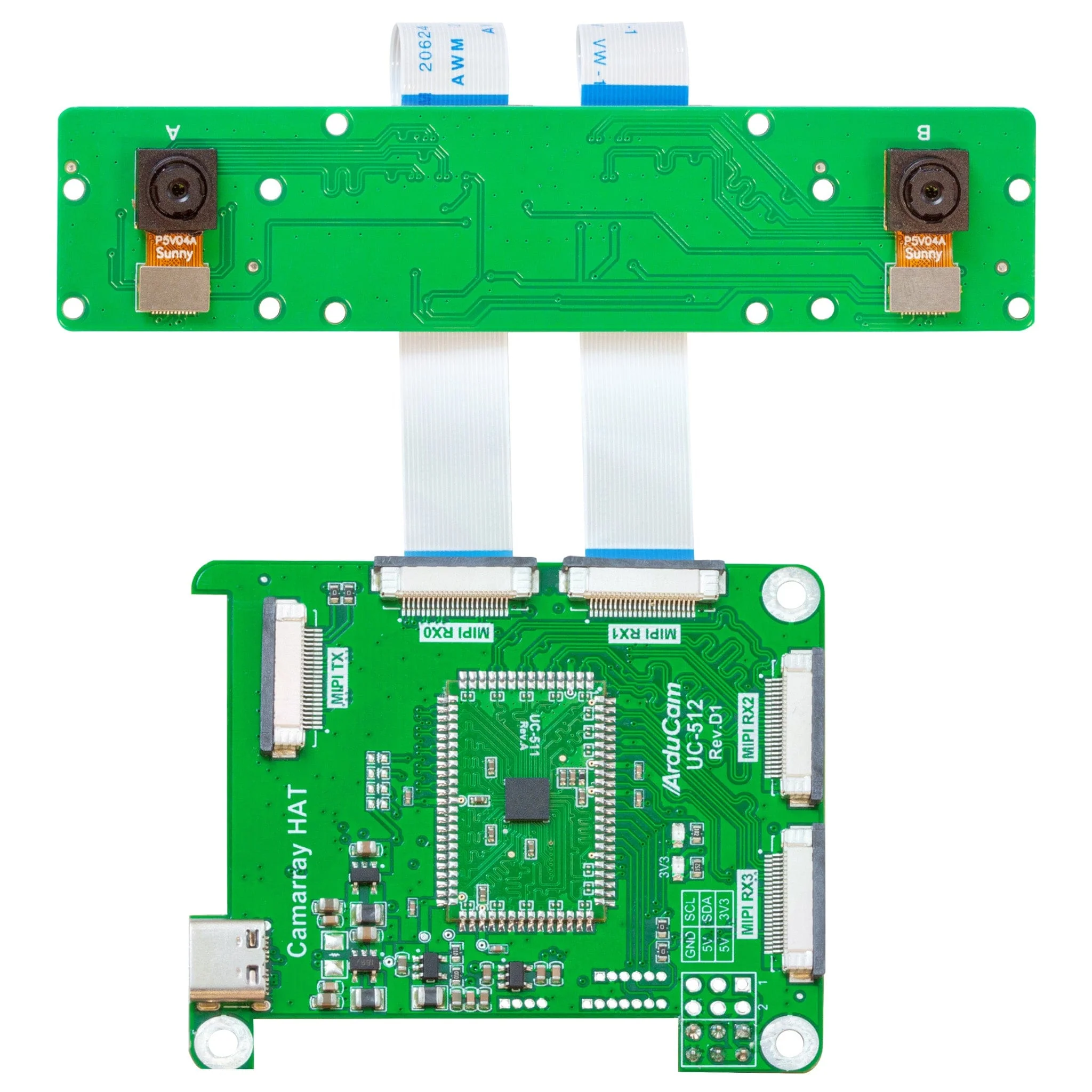 Arducam 5MP Synchronized Stereo Camera Bundle for Raspberry Pi [Discontinued] - Image 2