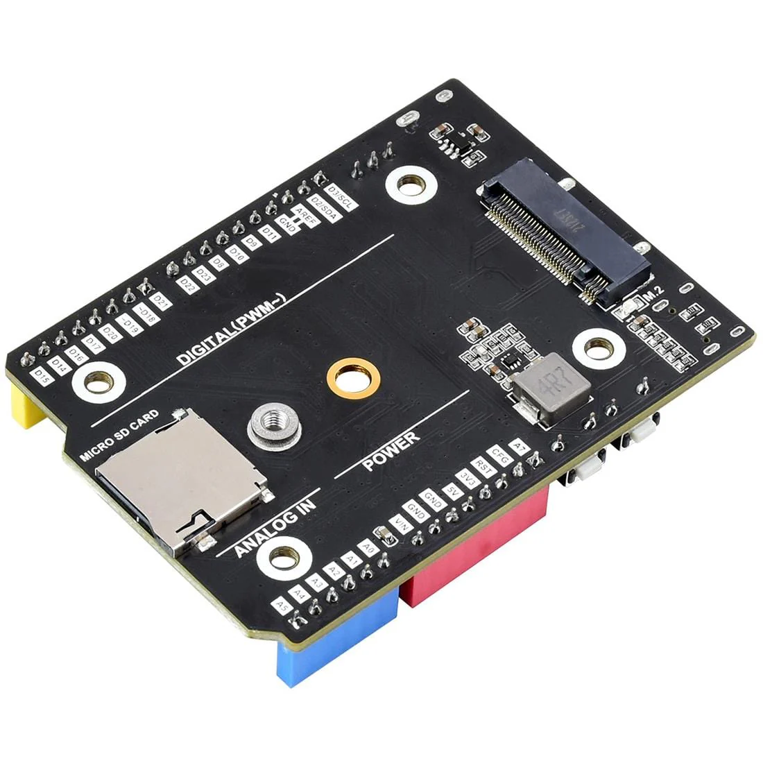 Arduino-Compatible Base Board for Raspberry Pi Compute Module 4 - Image 2