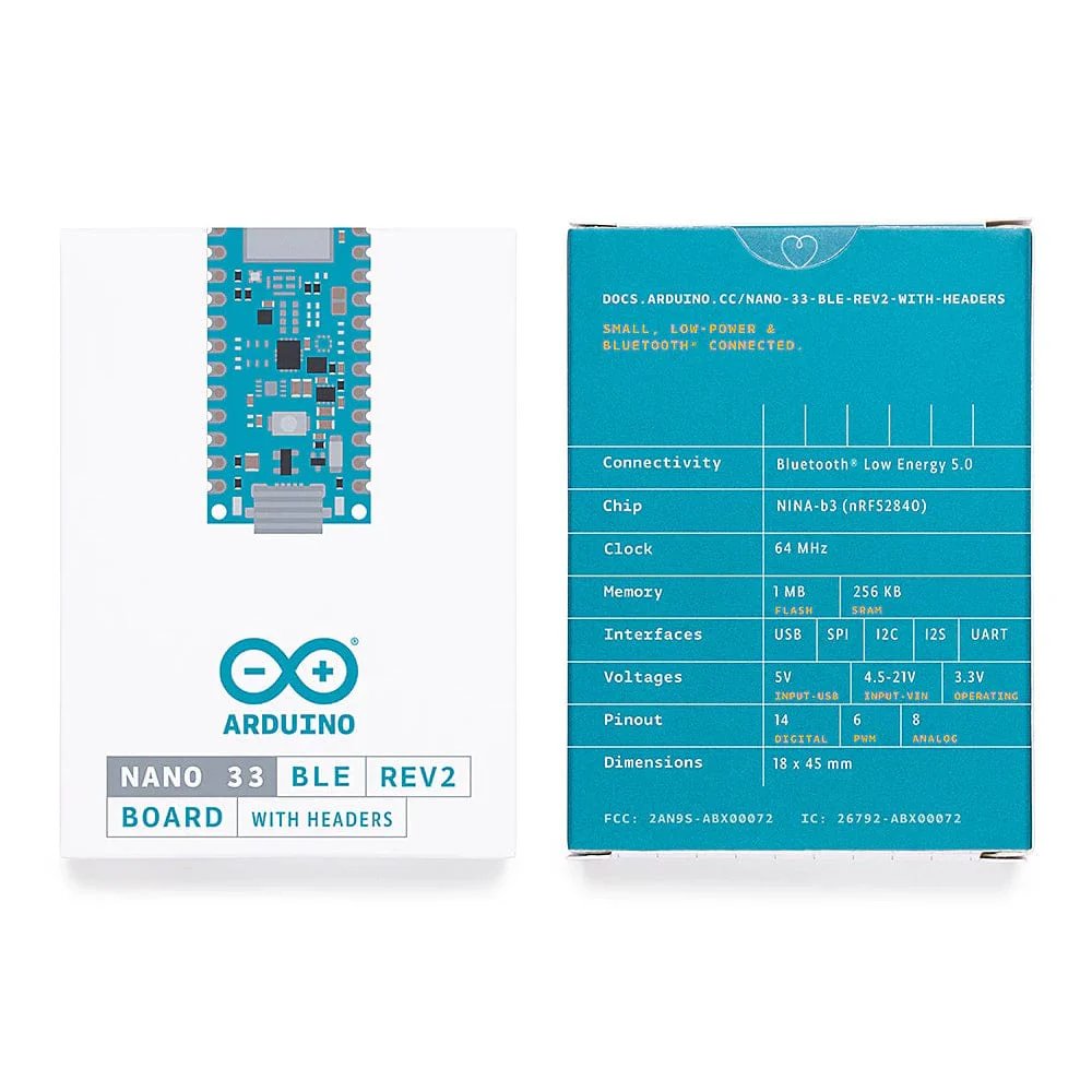 Arduino Nano 33 BLE Rev2 (with headers) - Image 5