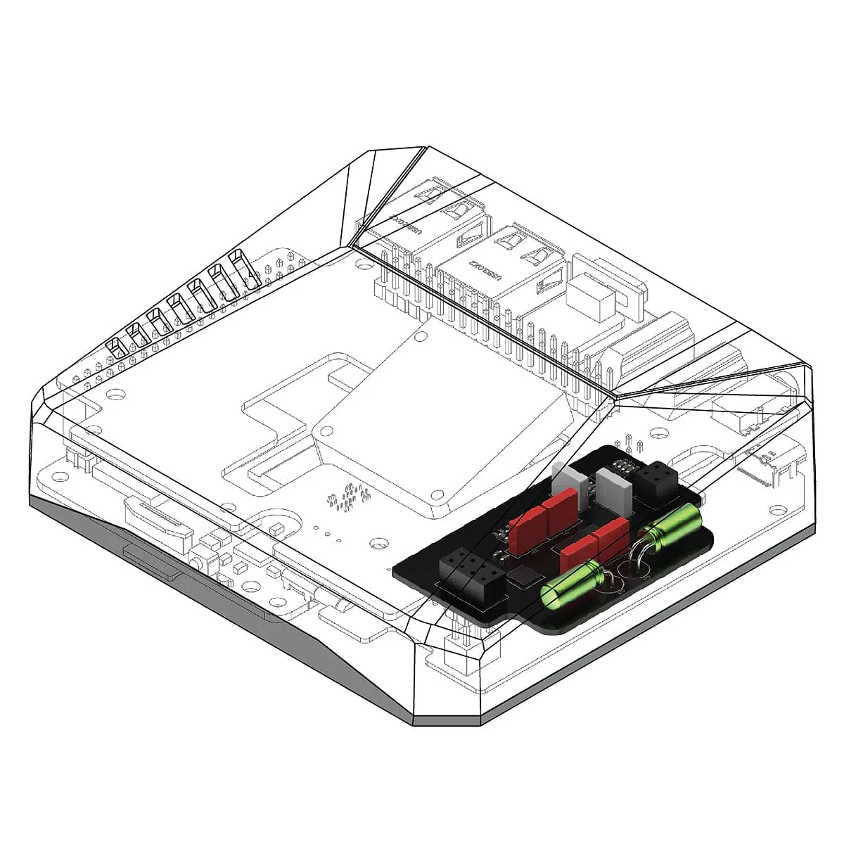 Argon BLSTR DAC with Ground Loop Isolator for Argon One V3 - Image 2