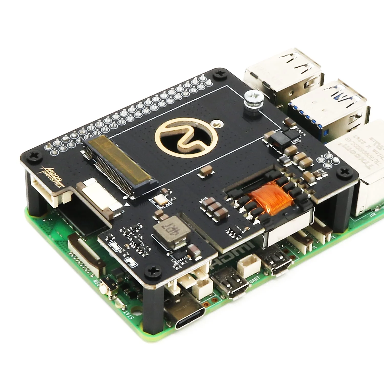 Argon Industria PoE+ HAT with NVMe - Image 3