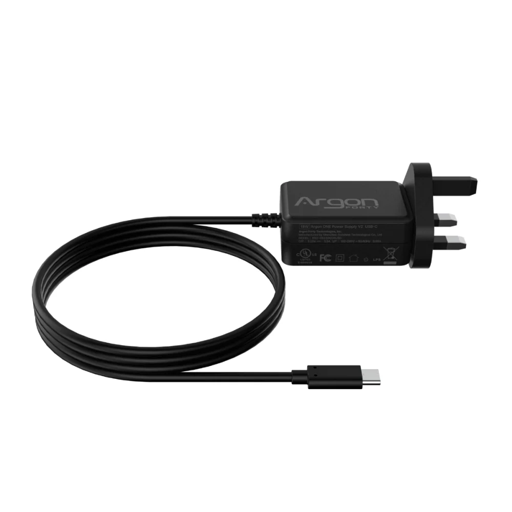 Argon ONE Raspberry Pi 4 UK Power Supply (5.25V 3.5A) - Image 4
