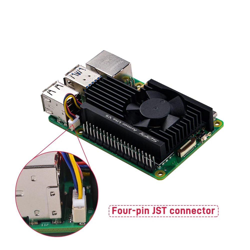 Armour Lite V5 Heatsink for Raspberry Pi 5 - Image 3