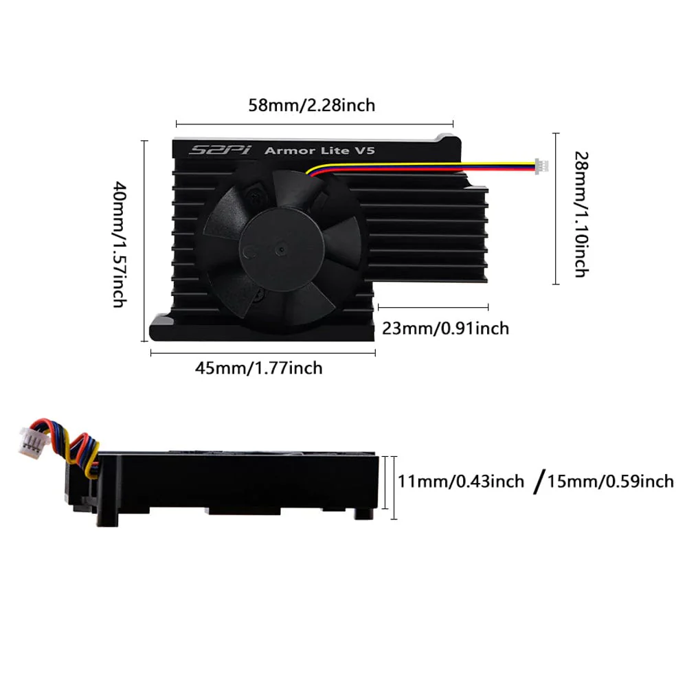 Armour Lite V5 Heatsink for Raspberry Pi 5 - Image 5