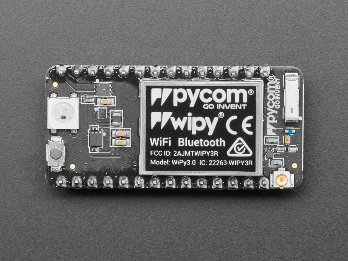 Assembled Pycom WiPy 3.0 with Headers (MicroPython IoT Expansion Board) [Discontinued] - Image 2