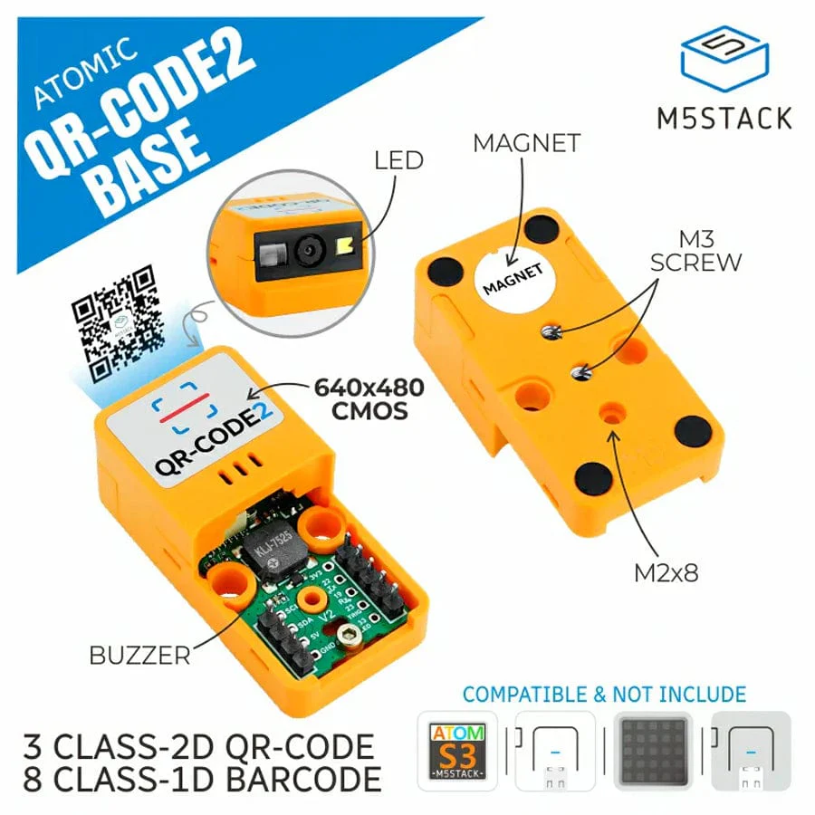 ATOMIC Barcode/QR-Code Scanner 2 Base - Image 2