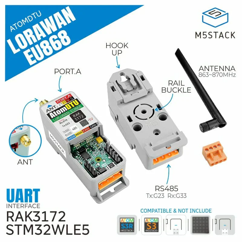 Atomic DTU LoRaWAN Base - EU868 - Image 2