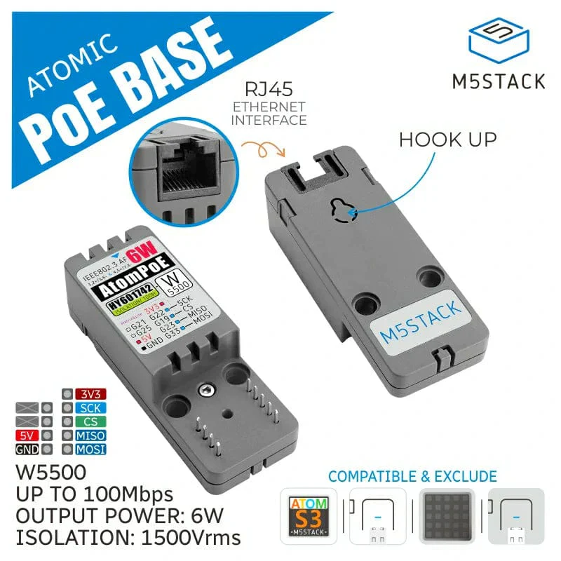 ATOMIC PoE Base W5500 - Image 2