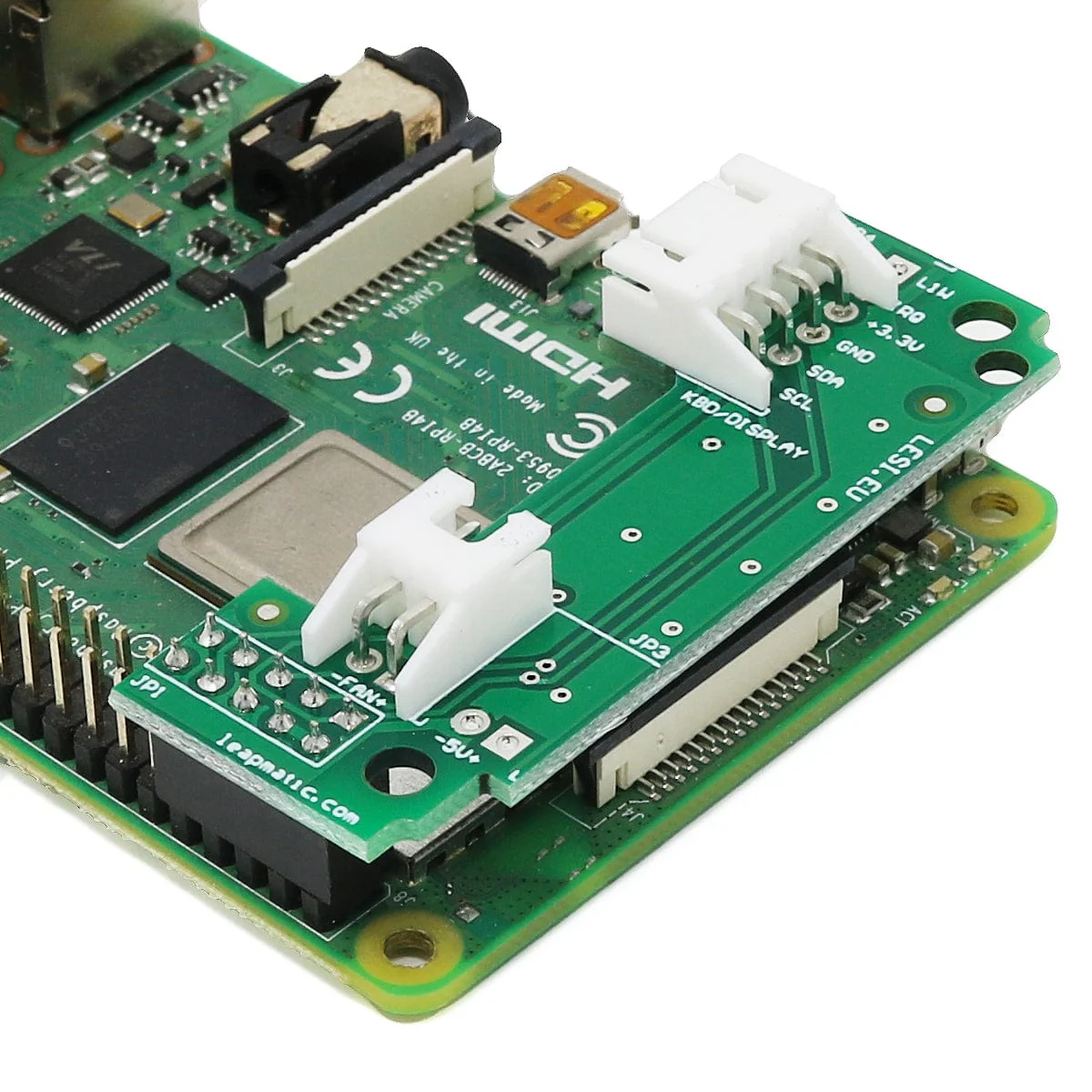 Auto-Fan Control & Crypto Module for Raspberry Pi (with I2C + 3.3V pins)