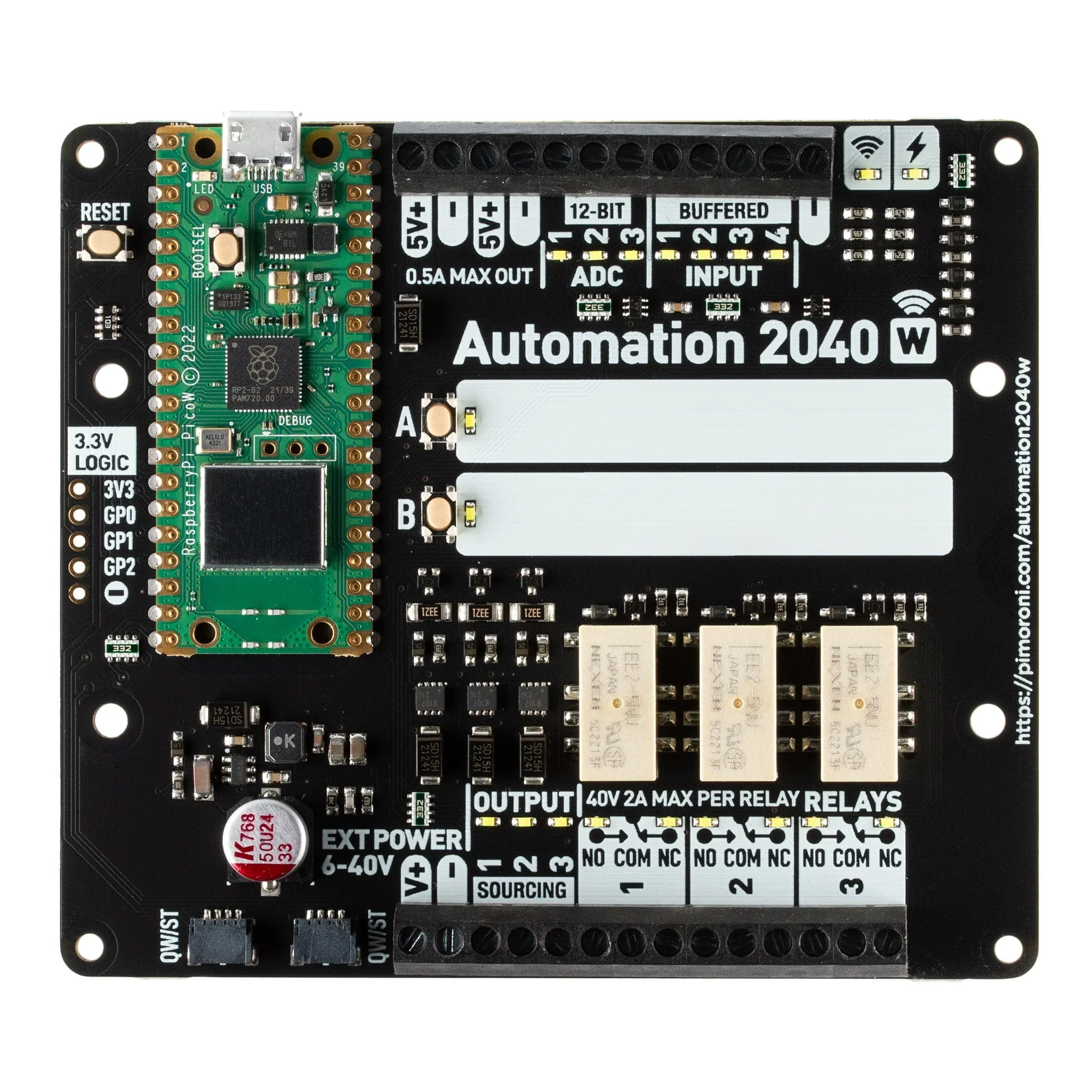 Automation 2040 W (Pico W Aboard) [Discontinued] - Image 3