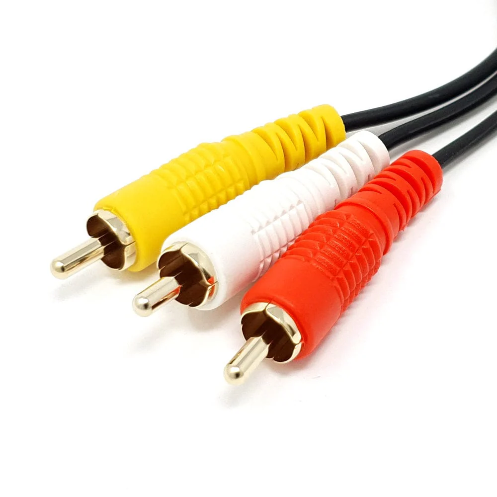 A/V Composite Cable - 3.5mm to 3x RCA - 2m - Image 2