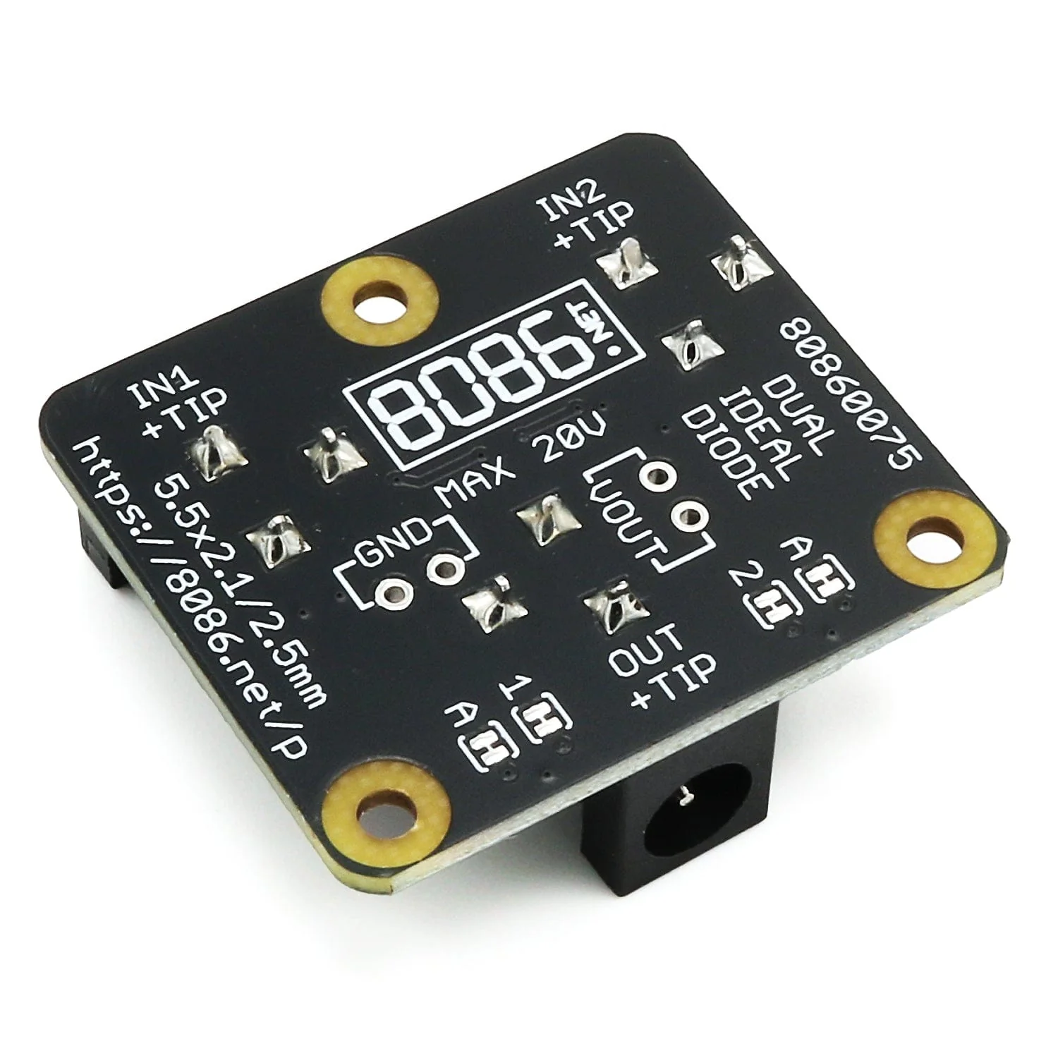 Barrel Jack Dual Supply - Dual Ideal Diodes - Image 3