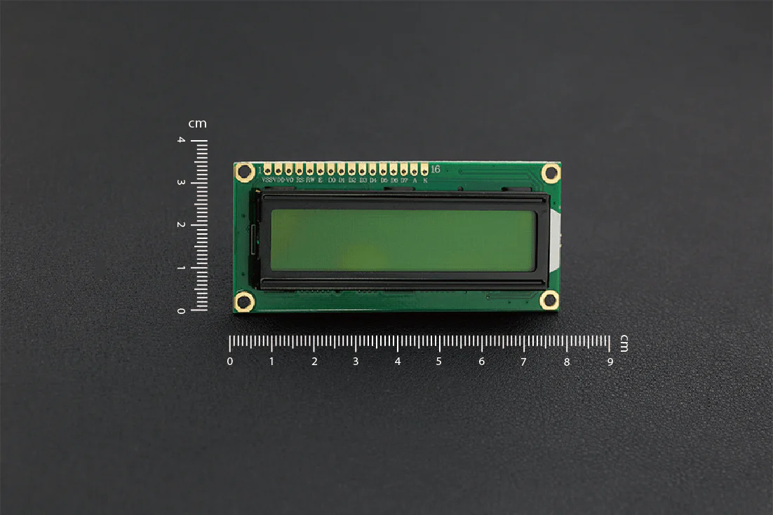 Basic 16x2 Character LCD - Black on Yellow 5V [Discontinued] - Image 3