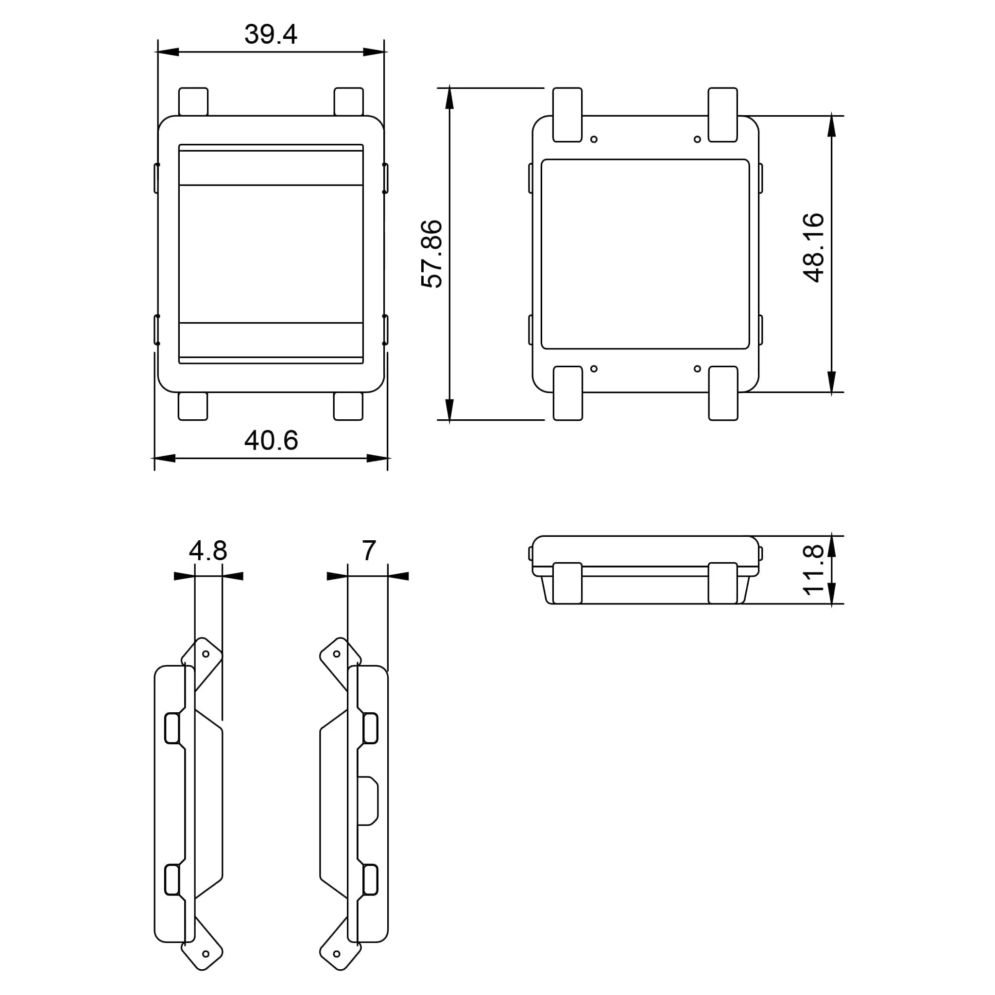 Black Invader Case for Watchy [Discontinued] - Image 3