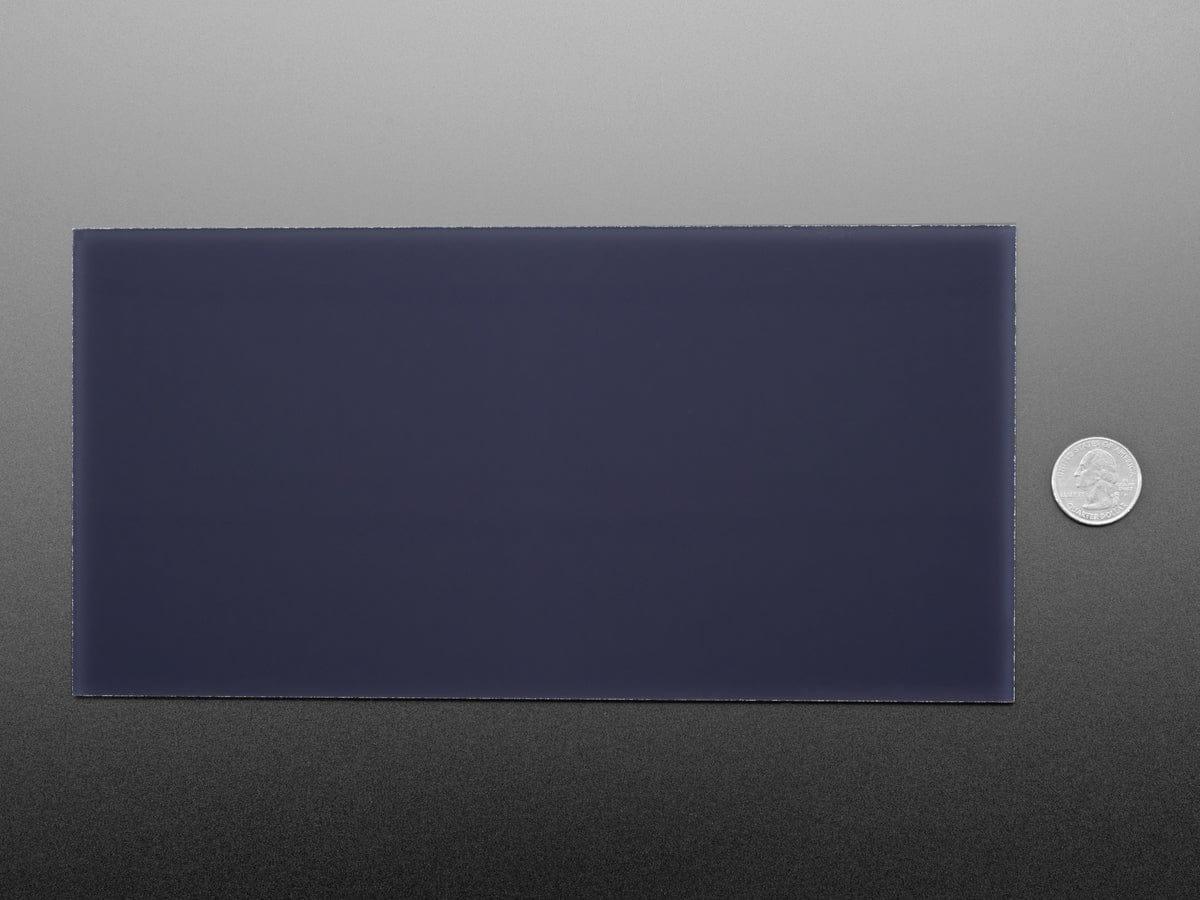 Black LED Diffusion Acrylic Panel - 10.2" x 5.1" (0.1" / 2.6mm thick) - Image 2