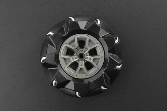 Black Mecanum Wheel (97mm) - Right [Discontinued] - Image 2