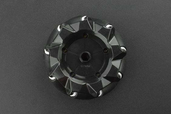 Black Mecanum Wheel (97mm) - Right [Discontinued] - Image 3