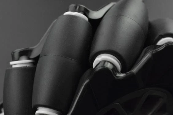 Black Mecanum Wheel (97mm) - Right [Discontinued] - Image 5