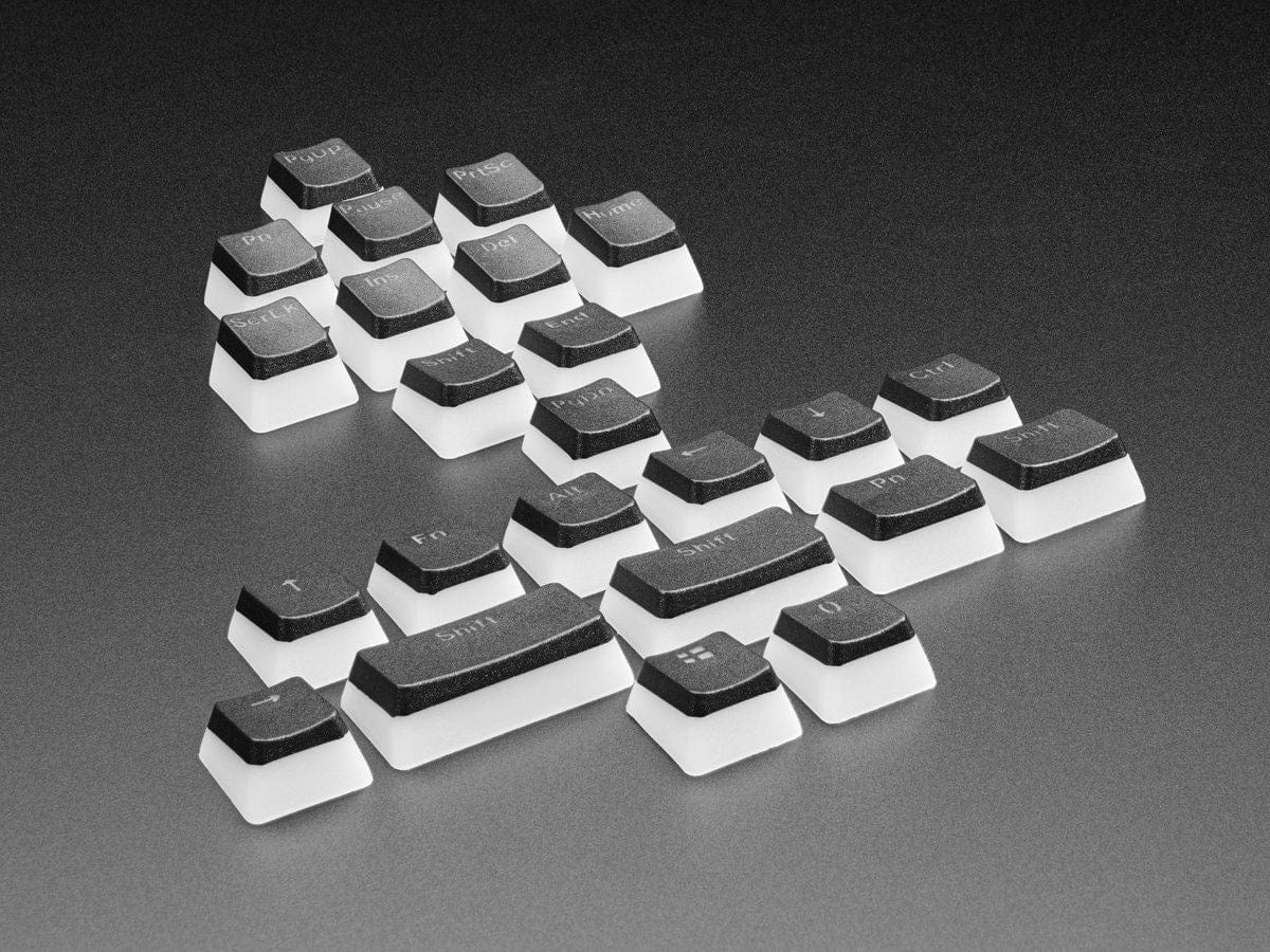 Black Pudding Keycaps - 24 Piece Keyboard Add-On Kit - Image 3