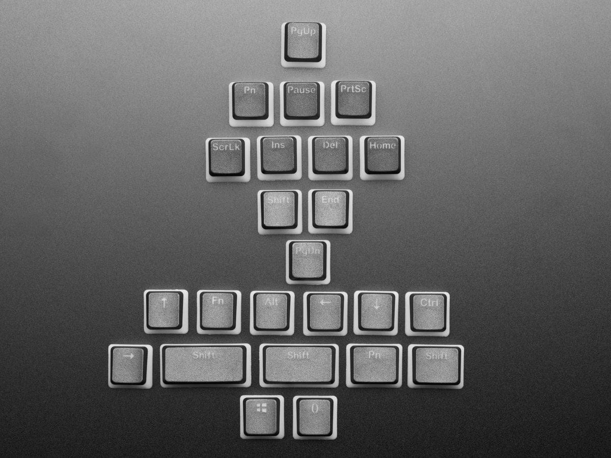 Black Pudding Keycaps - 24 Piece Keyboard Add-On Kit - Image 5