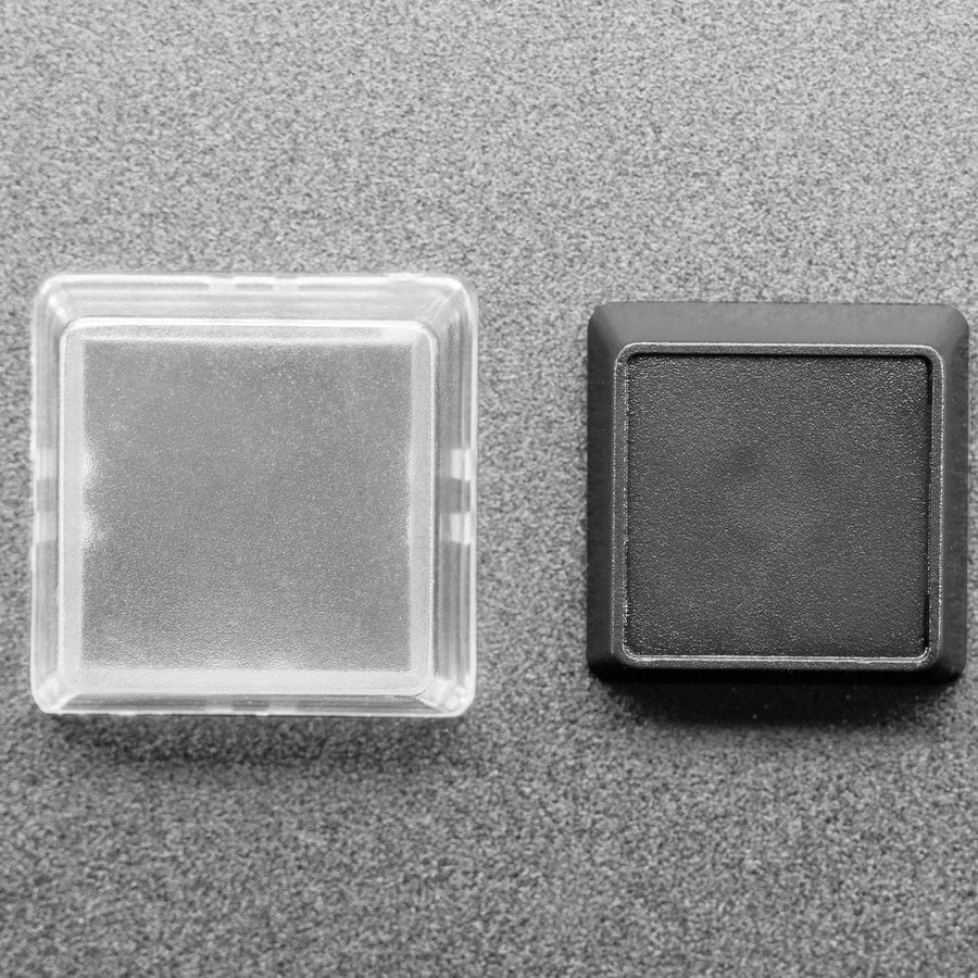 Black Relegendable Plastic Keycaps for MX Compatible Switches - 10 pack - Image 2