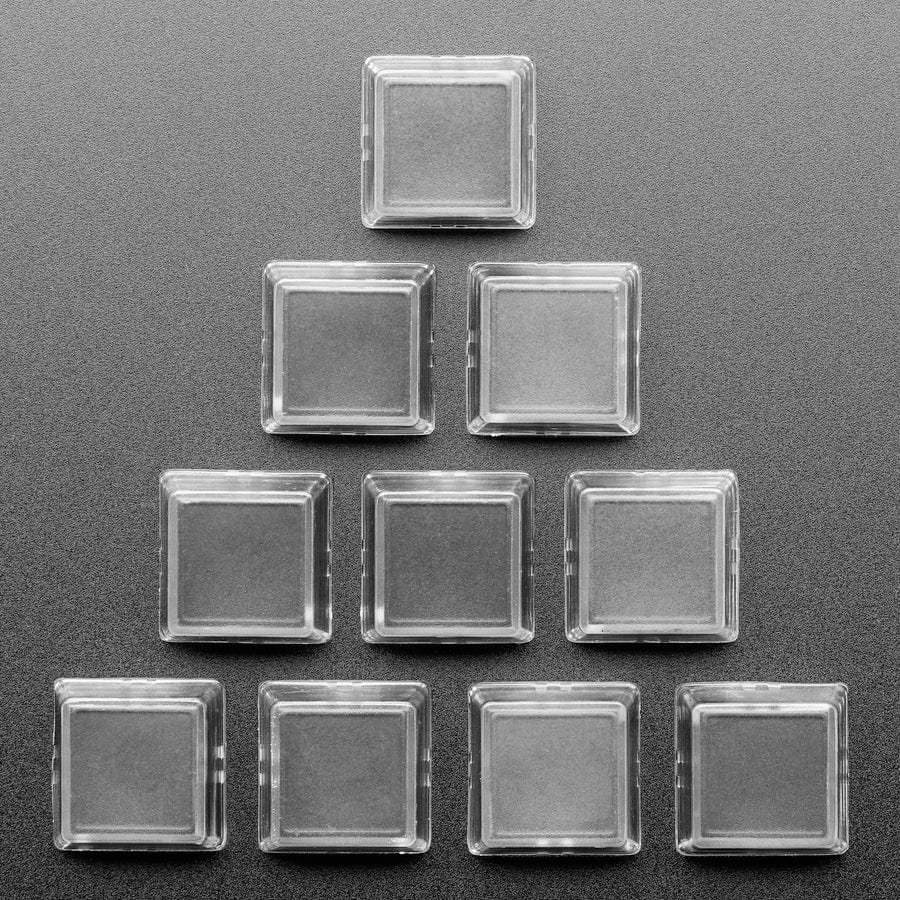 Black Relegendable Plastic Keycaps for MX Compatible Switches - 10 pack - Image 5