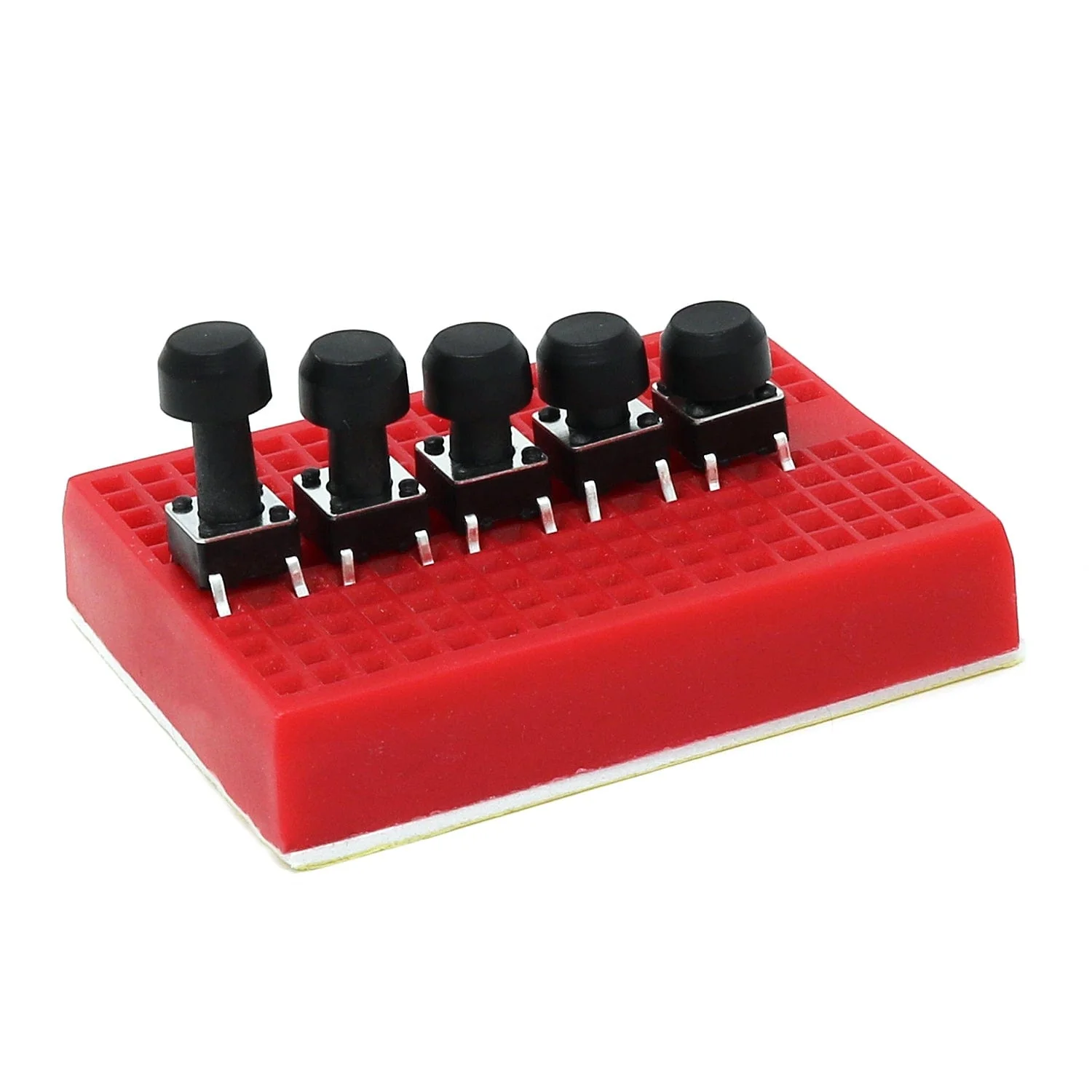 Black Soft Caps for Tactile Buttons (10-pack) - Image 3