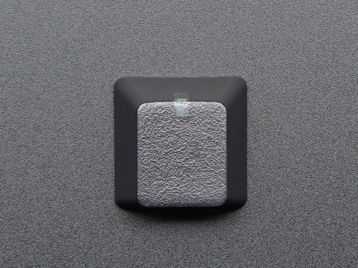 Black Windowed Lamp R4 Keycap for MX Compatible Switches - Image 2