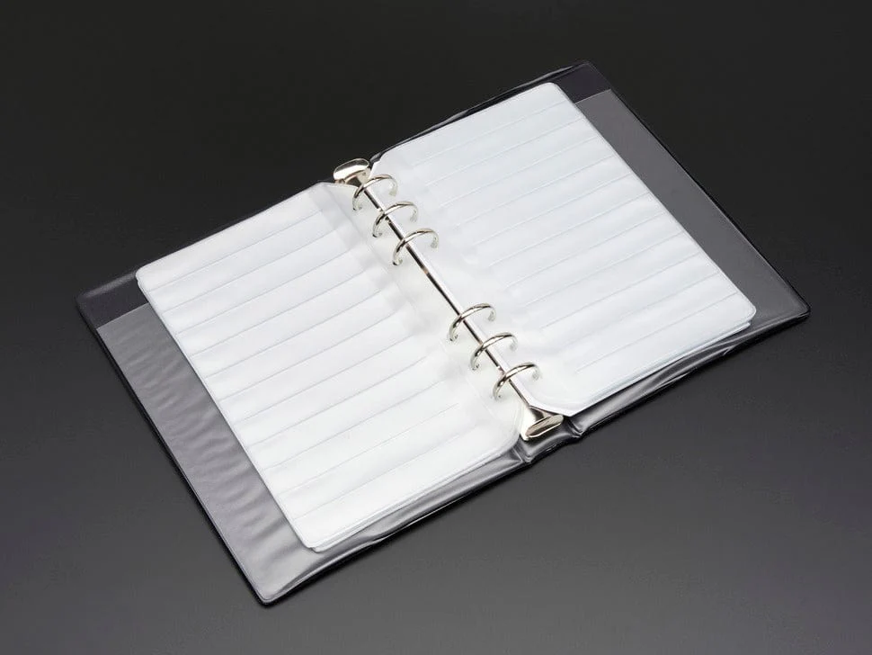 Blank SMT Storage Pages for 12 strips of 8mm Tape - 5 Pages - Image 4