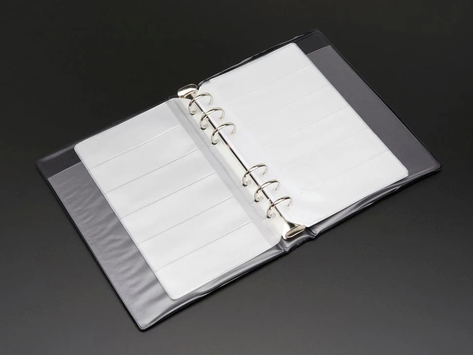Blank SMT Storage Pages for 6 strips of 24mm Tape - 5 Pages - Image 4