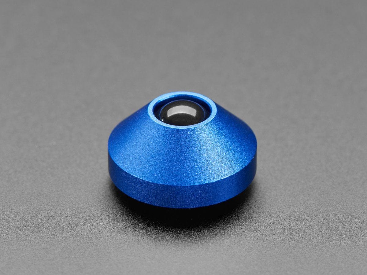 Blue Anodized Aluminum Bumper Feet - Pack of 2 - Image 3