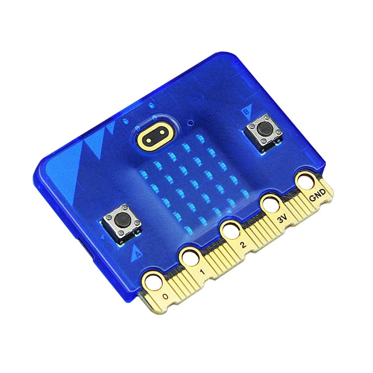 Blue Frosted Case for micro:bit V2 [discontinued] - Image 2