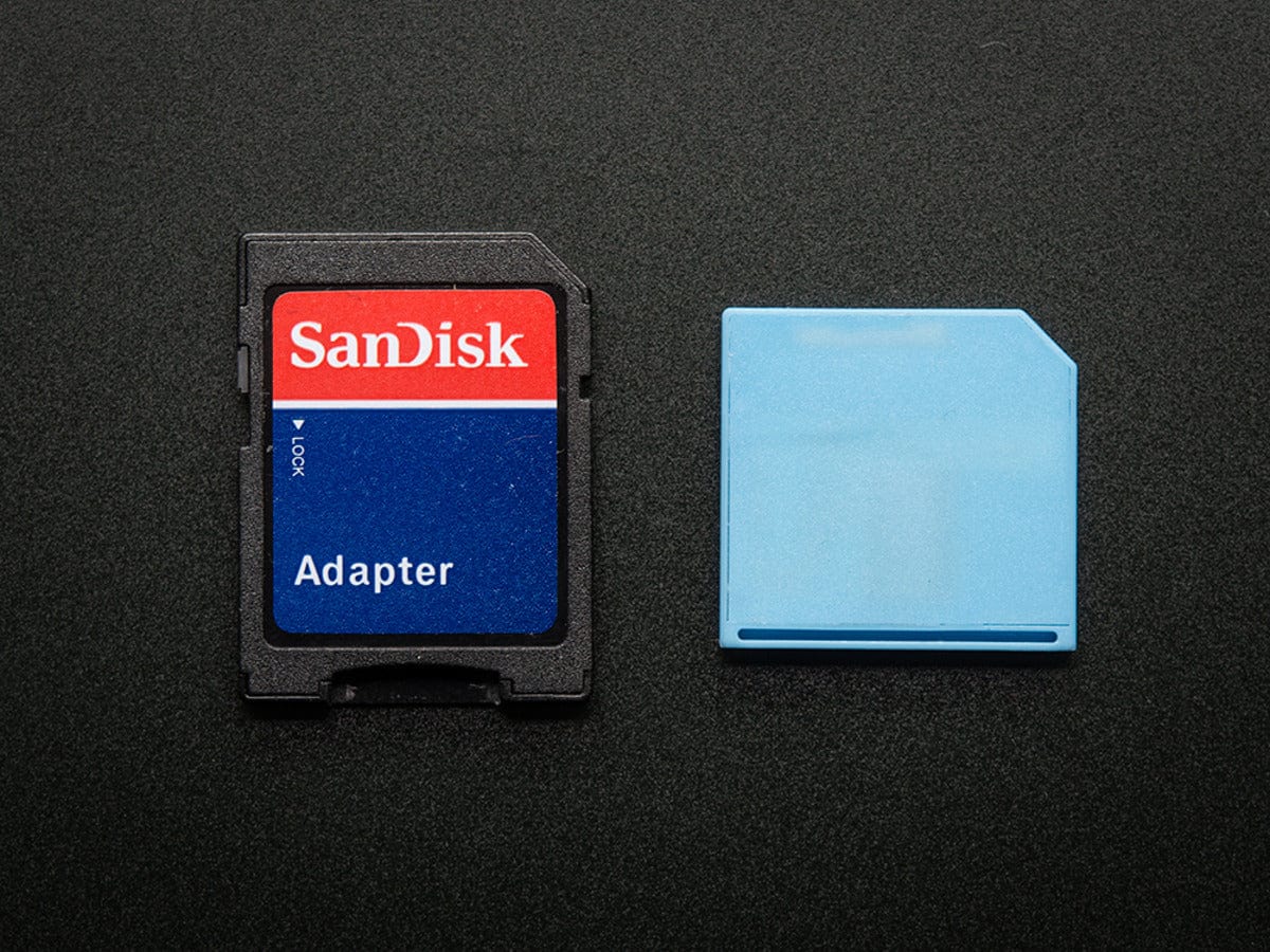 Blue Shortening microSD card adapter for Raspberry Pi & Macbooks [discontinued] - Image 3